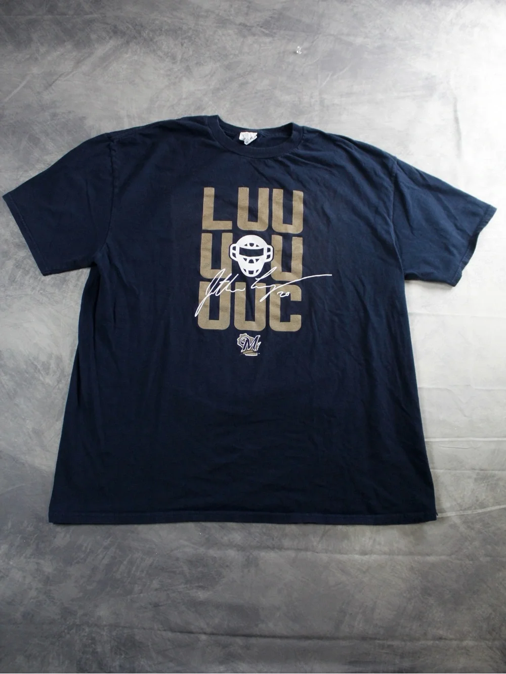 Men's Navy Graphic Short-Sleeve Shirt - Team Initial Logo
